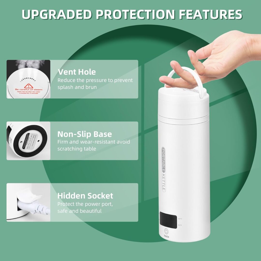 Portable Electric Travel Kettle - Image 3