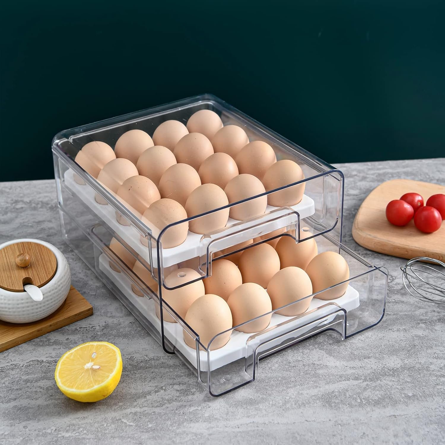 Egg Container Holder For Fridge - Image 5