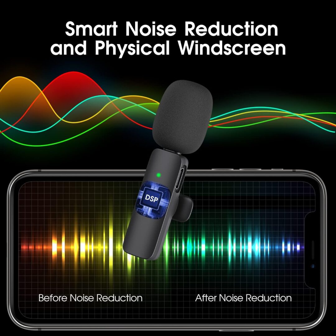 2 Pack Wireless Microphone For Iphone Ipad - Image 3