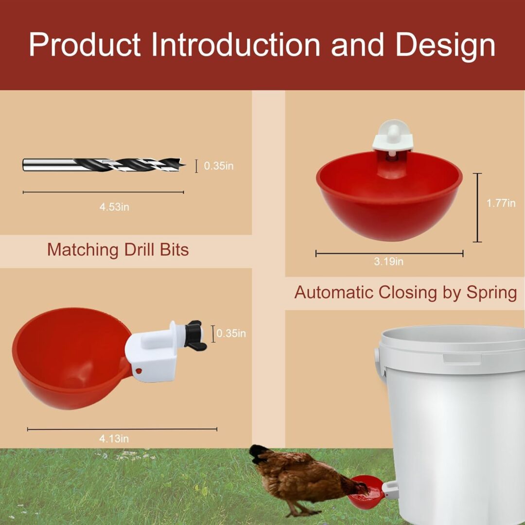 10 Pcs Chicken Waterer - Image 7