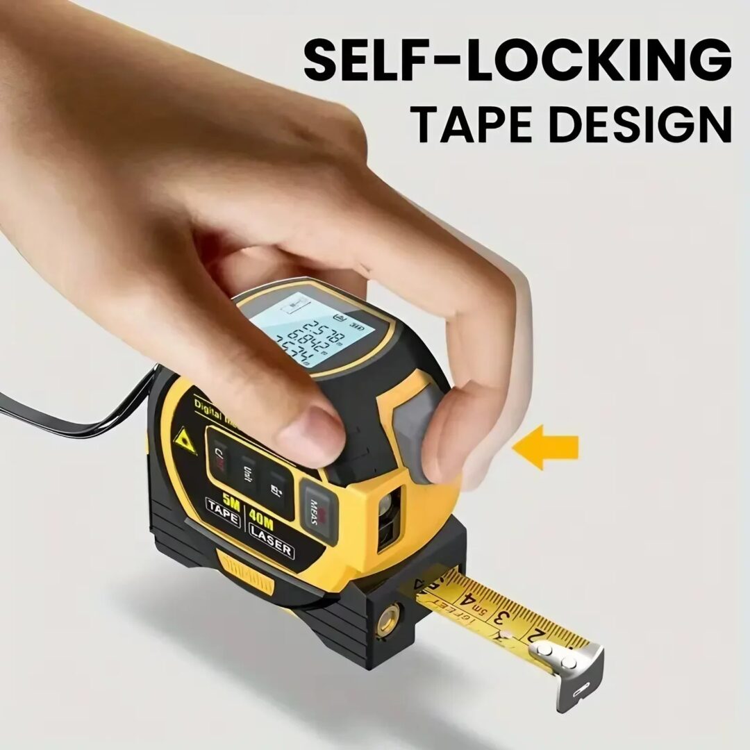 3-In-1 Laser Tape Measure 40/60M Meters Infrared - Image 3