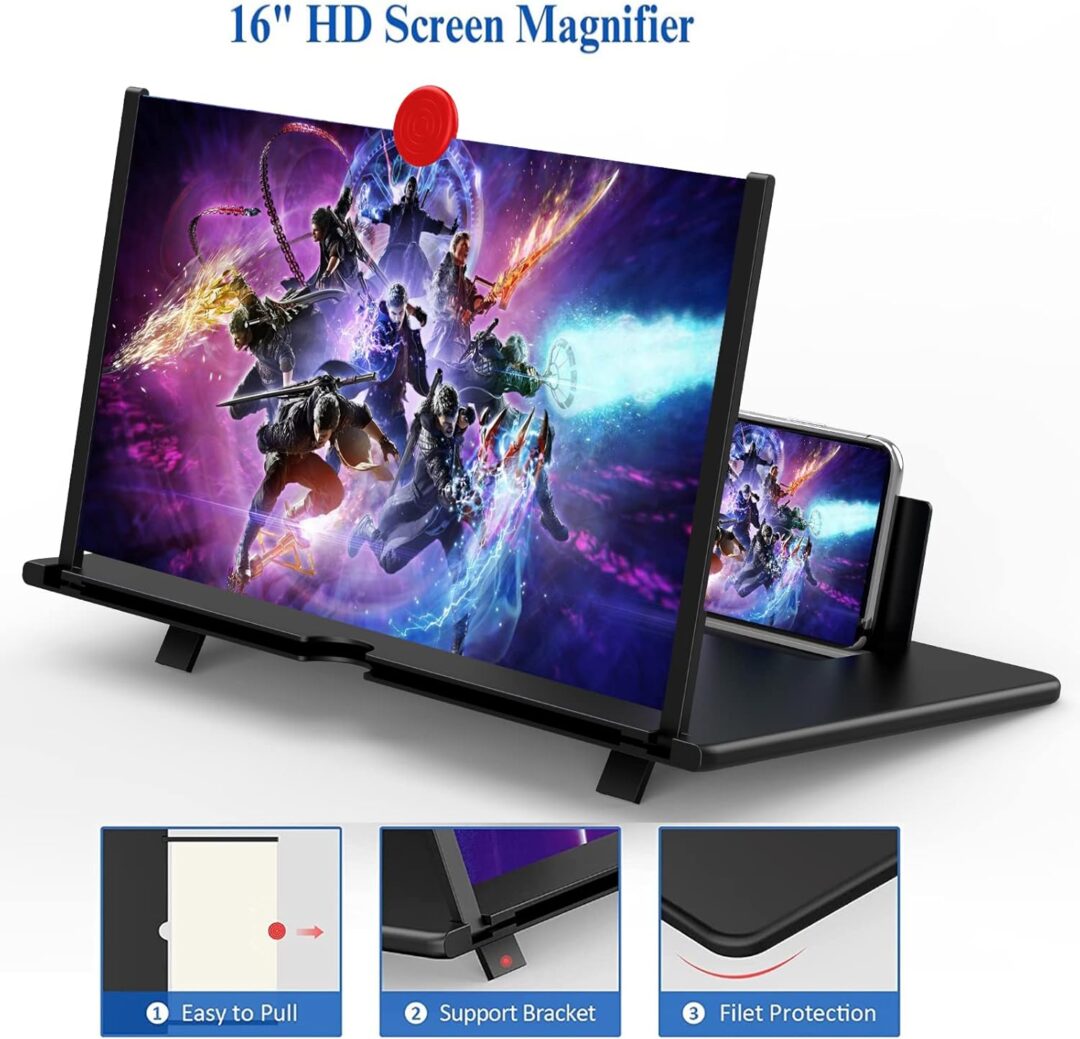 16 Inch Phone Screen Magnifier For Movies, Videos, And Gaming - Image 2