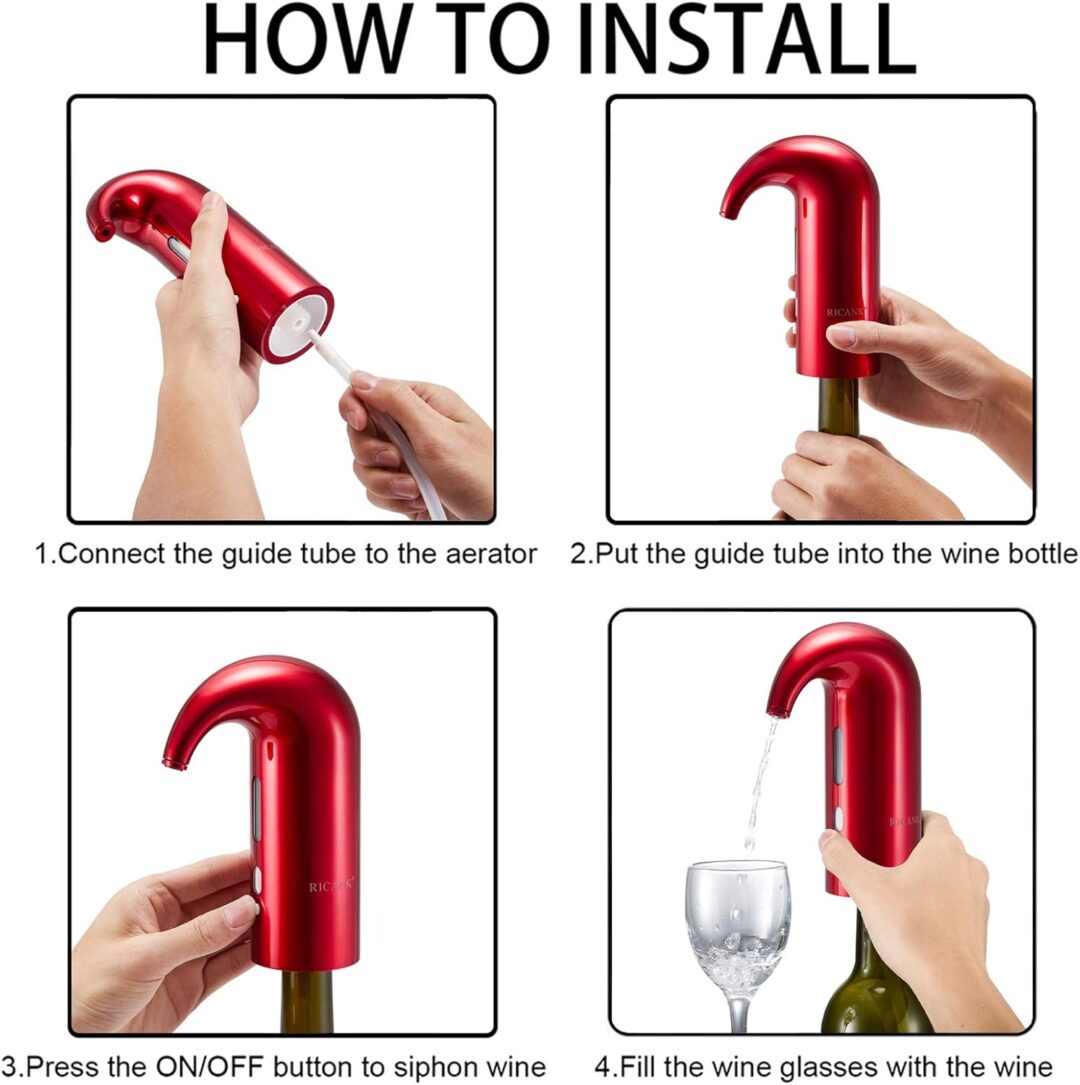 Electric Wine Aerator Pourer Dispenser - Image 7