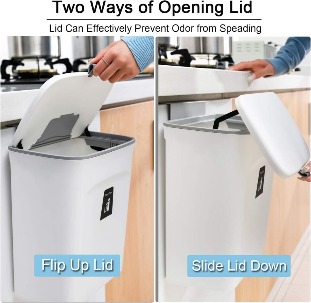 2.4 Gallon Kitchen Compost Bin For Counter Top Or Under Sink - Image 3