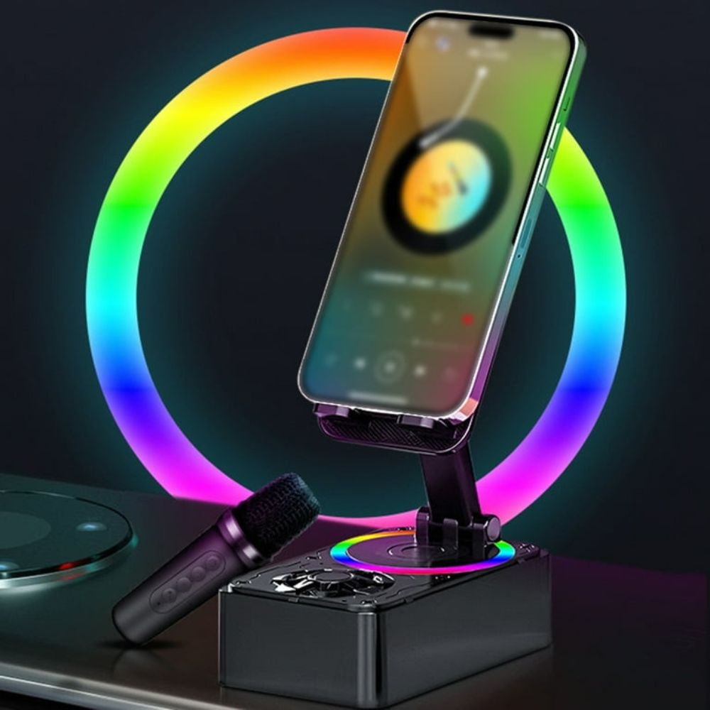 4-in-1 Phone Stand with Bluetooth Speaker - Image 6