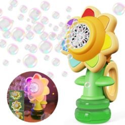 Dancing Sunflower LED Bubble Maker Toy