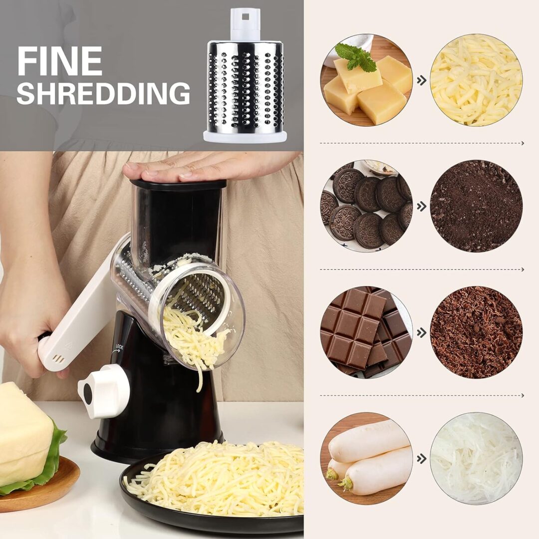 Rotary Cheese Vegetable Manual Grater - Image 4