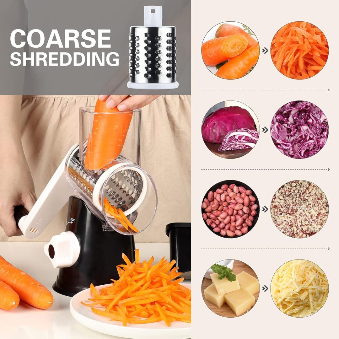 Rotary Cheese Vegetable Manual Grater - Image 5