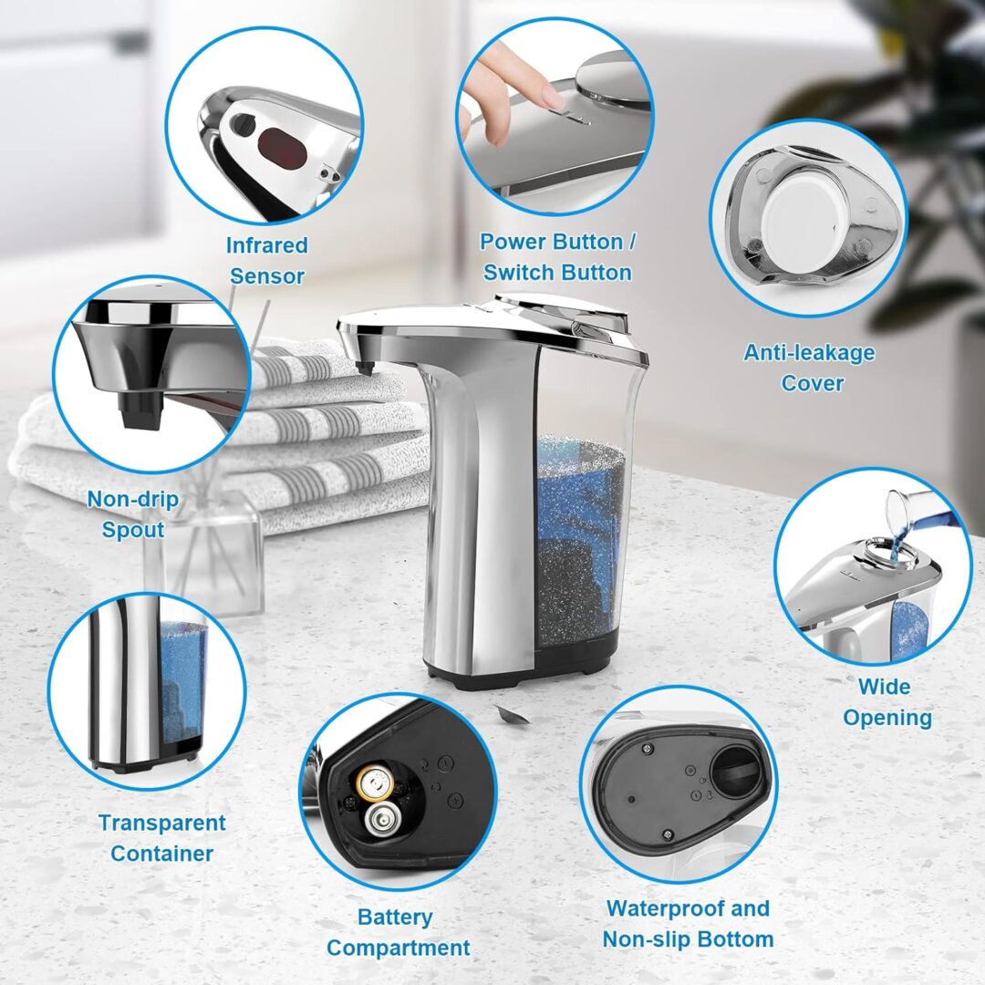 Automatic Touchless Dish Soap Dispenser For Kitchen And Bathroom - Image 8