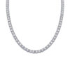Endless Stream Of Stars 0.5ct Luxury Fashion Mossan Diamond S925 Silver Necklace