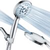 Adjustable Pressure Handheld Shower Head With A Hose