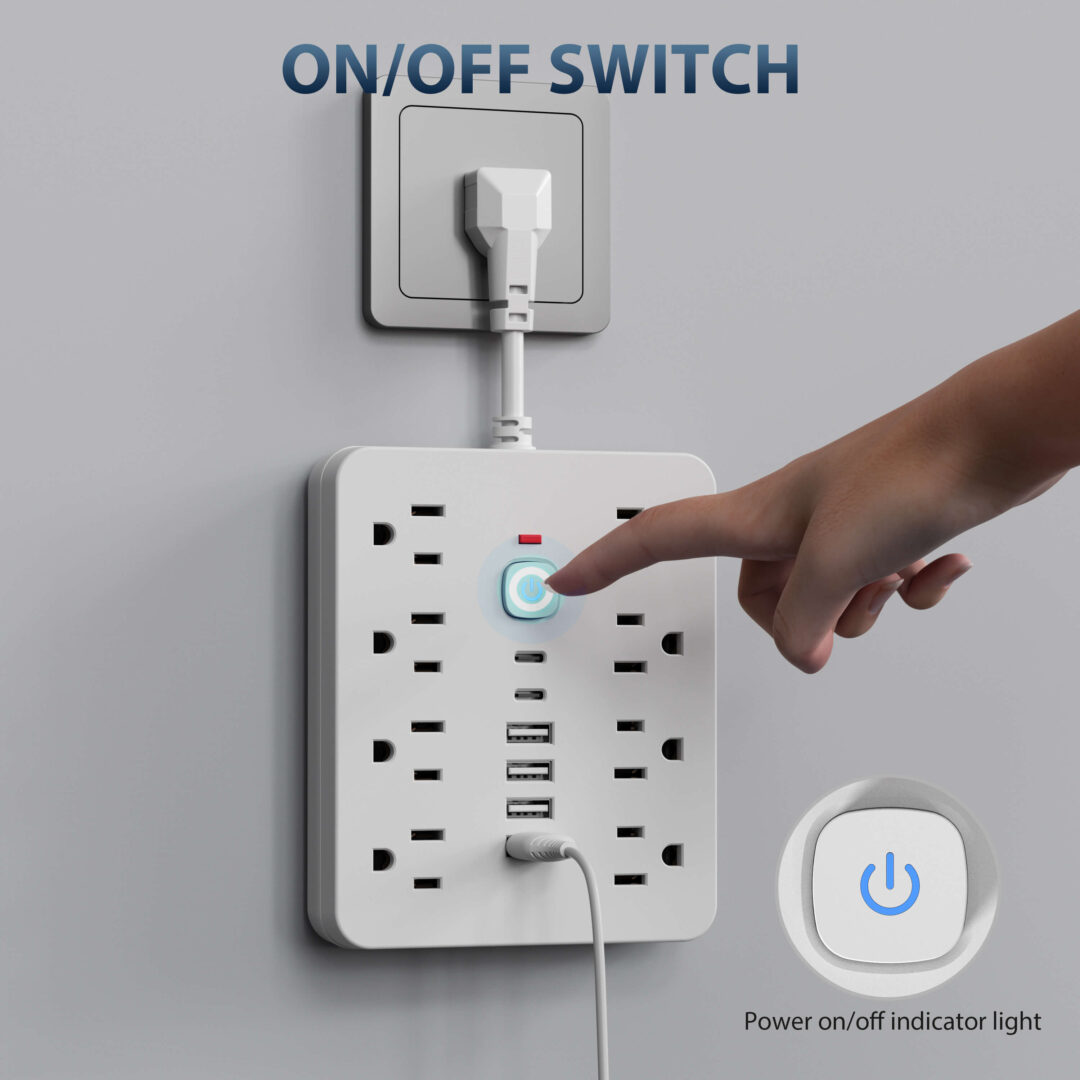 14-In-1 Power Strip With Surge Protection - Image 4