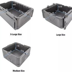 CoolingChillingCollapsibleCoolerChestBoxInsulatedFoldablePortableXLarge5
