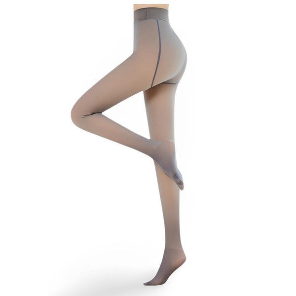 Warm fleece-lined tights - Image 8