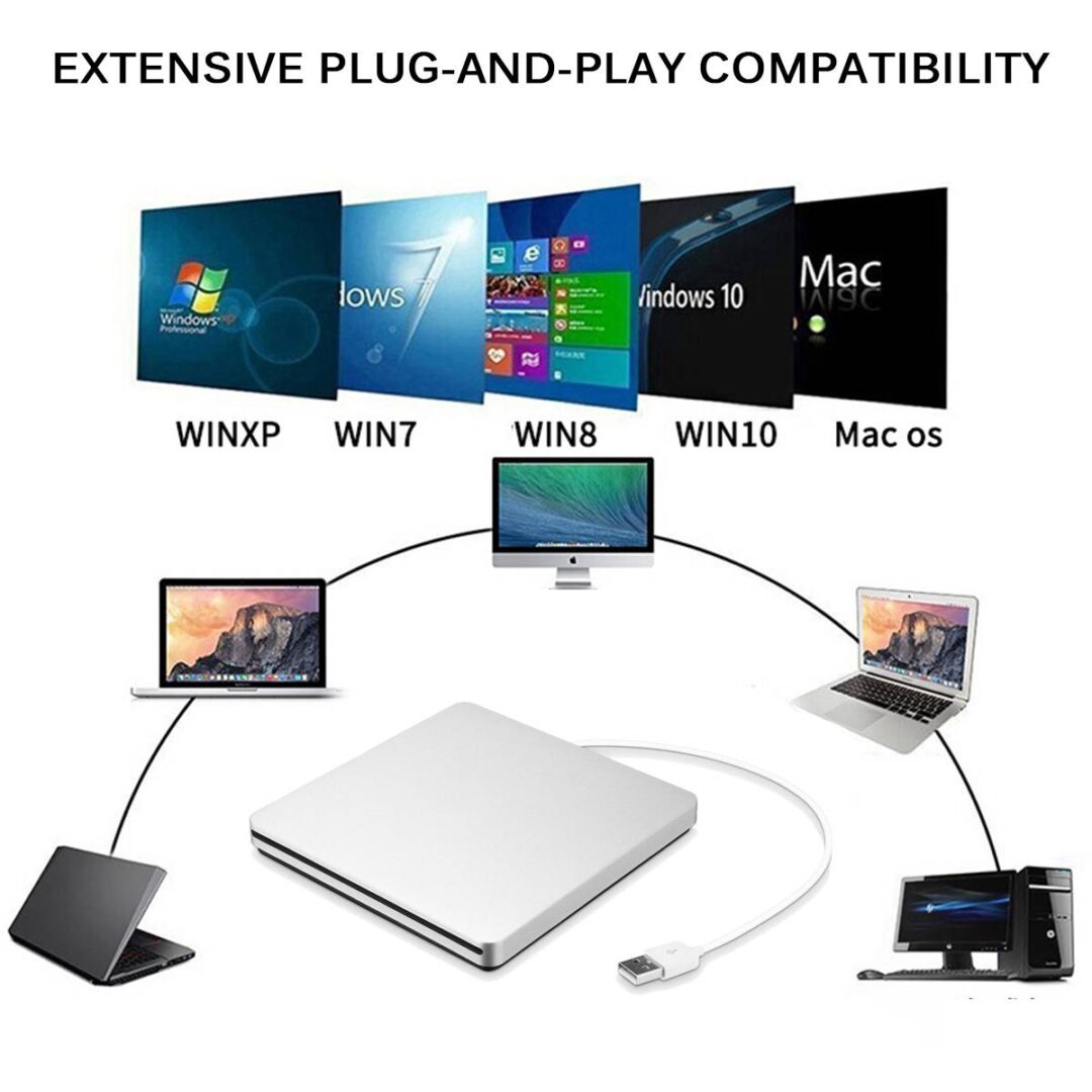 External DVD Burner For Optical Drive Laptop - Image 6