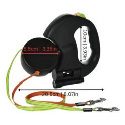 Alternative view of Dual Dog Leash - TangleFree - LED Light & 360° Swivel
