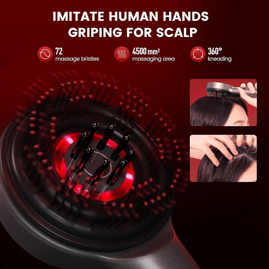 3-in-1 Scalp Massage Brush – Ultimate Hair Growth & Relaxation - Image 4