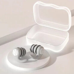 Noise Cancelling Silicone Earplugs for Sleeping ORTOREX gray jpg