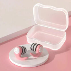 Noise Cancelling Silicone Earplugs for Sleeping ORTOREX pink jpg