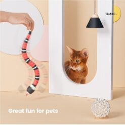 SmartSensingSnakeToy USBRealisticSimulationCatSnakeToy CatInteractiveToys SnakeToyforKidsPrankProps devitco 2 ed402a8e 3a41 472f 9784 b5cf0b4fa2d1