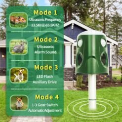 Smartsonic 360 Animal Repellent Deterrent 3 in 116