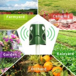 Smartsonic 360 Animal Repellent Deterrent 3 in 118