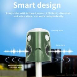 Smartsonic 360 Animal Repellent Deterrent 3 in 13
