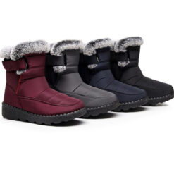 SnowGlam Womens Waterproof Heeled Winter Boot16