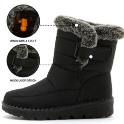 SnowGlam Womens Waterproof Heeled Winter Boot7 1