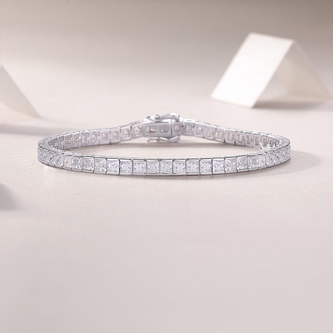 Time Tunnel Luxury Fashion Mosan Diamond S925 Silver Necklace Comparable To Natural Diamonds - Image 2