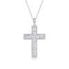 Shelter Luxury Fashion Diamond Pendant Necklace Set With Mosan Diamond Silver Ornaments