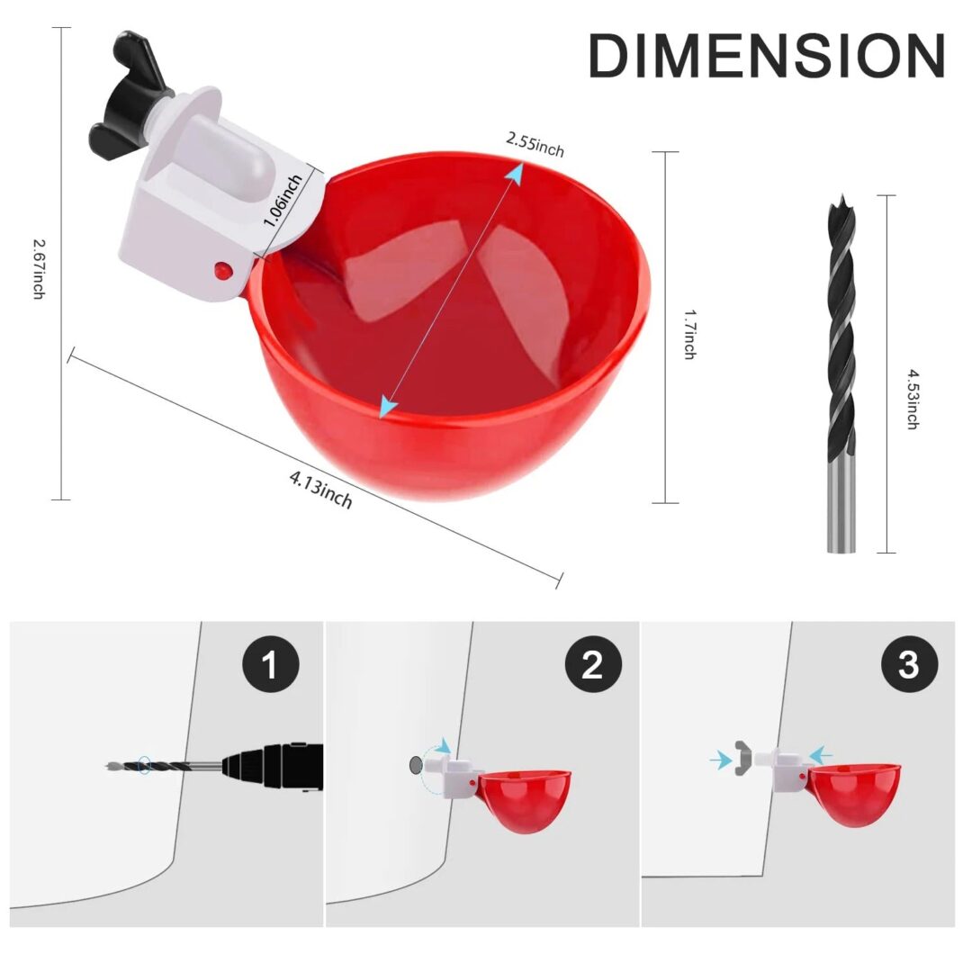 10 Pcs Chicken Waterer - Image 9