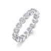 Diamond Ring Luxury Fashion Set Moissanite Silver Ring