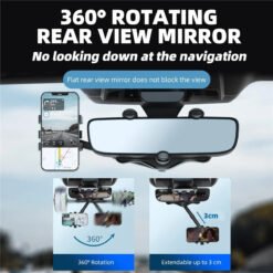 Alternative view of Rearview Mirror Phone Holder