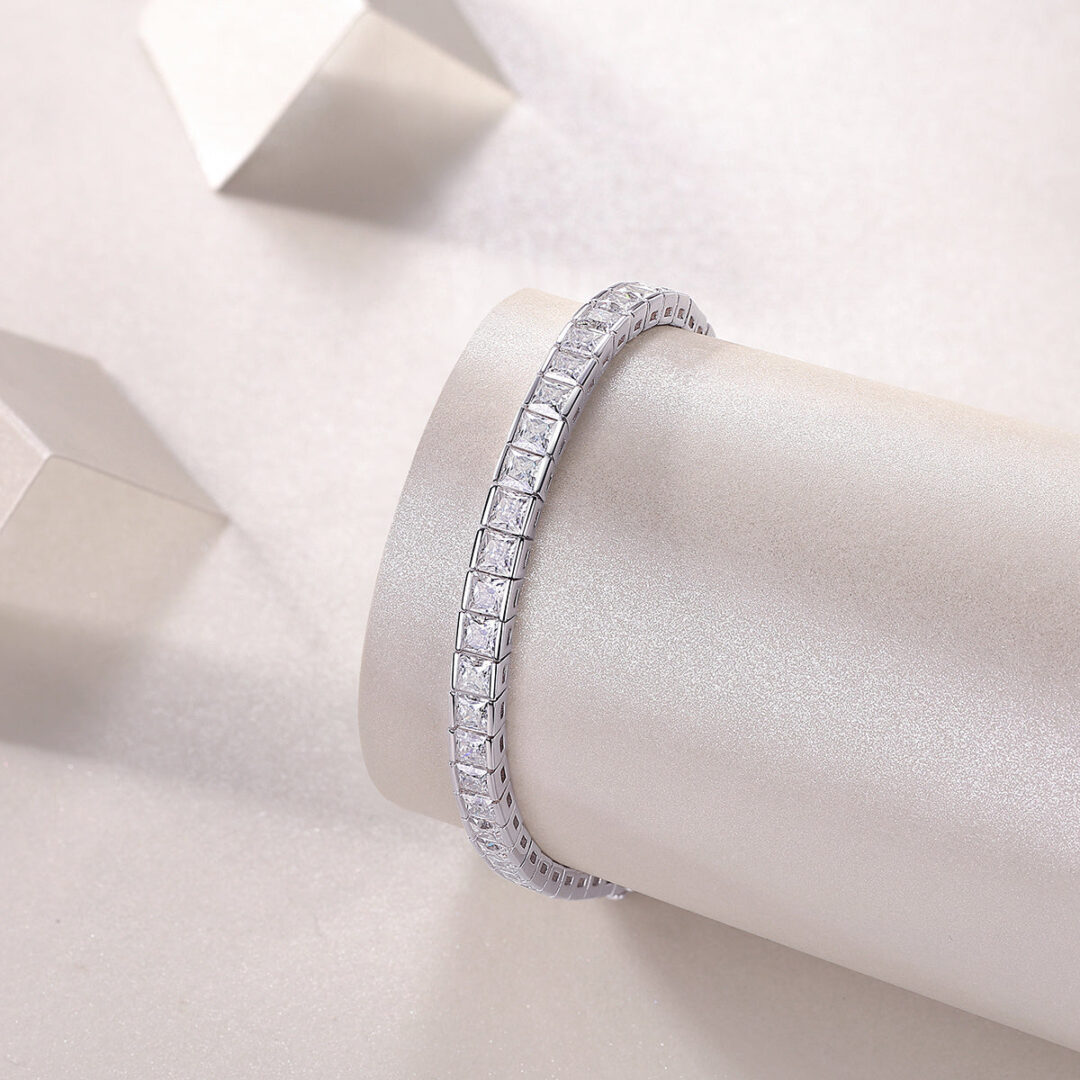 Time Tunnel Luxury Fashion Mosan Diamond S925 Silver Necklace Comparable To Natural Diamonds - Image 3