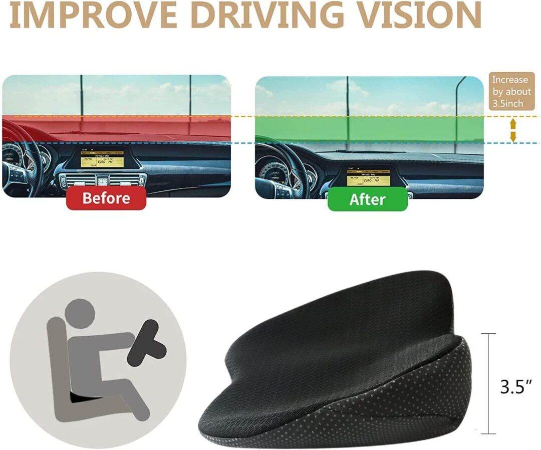 Car Seat Cushion for Shorter Drivers - Image 11