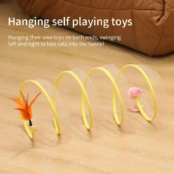 Alternative view of Folded S-Type Spring Cat Tunnel