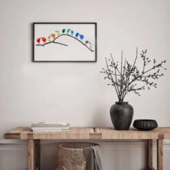 Alternative view of Sea Glass Birds Decor Coastal Love Notes