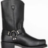 Men's Black Harness Boot - 11 Inch Tall