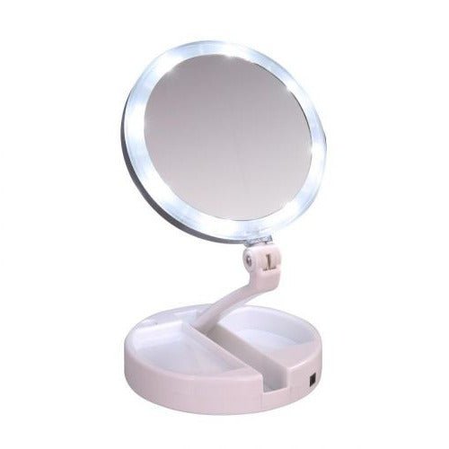 LED Folding Vanity Mirror - Image 3