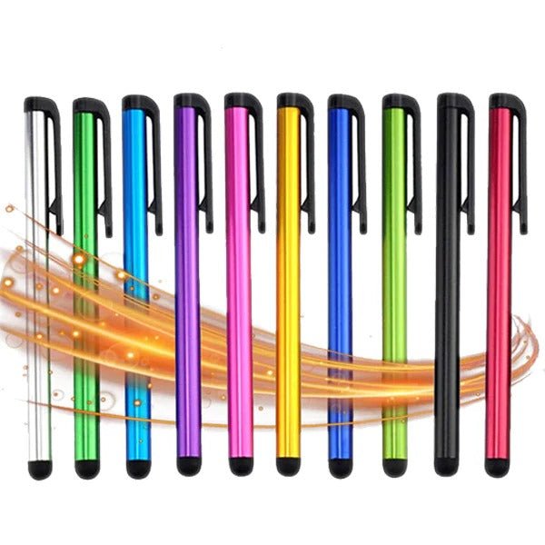 Universal Touch Screen Stylus with Soft Rubber Tips - 10 Pcs - Image 2