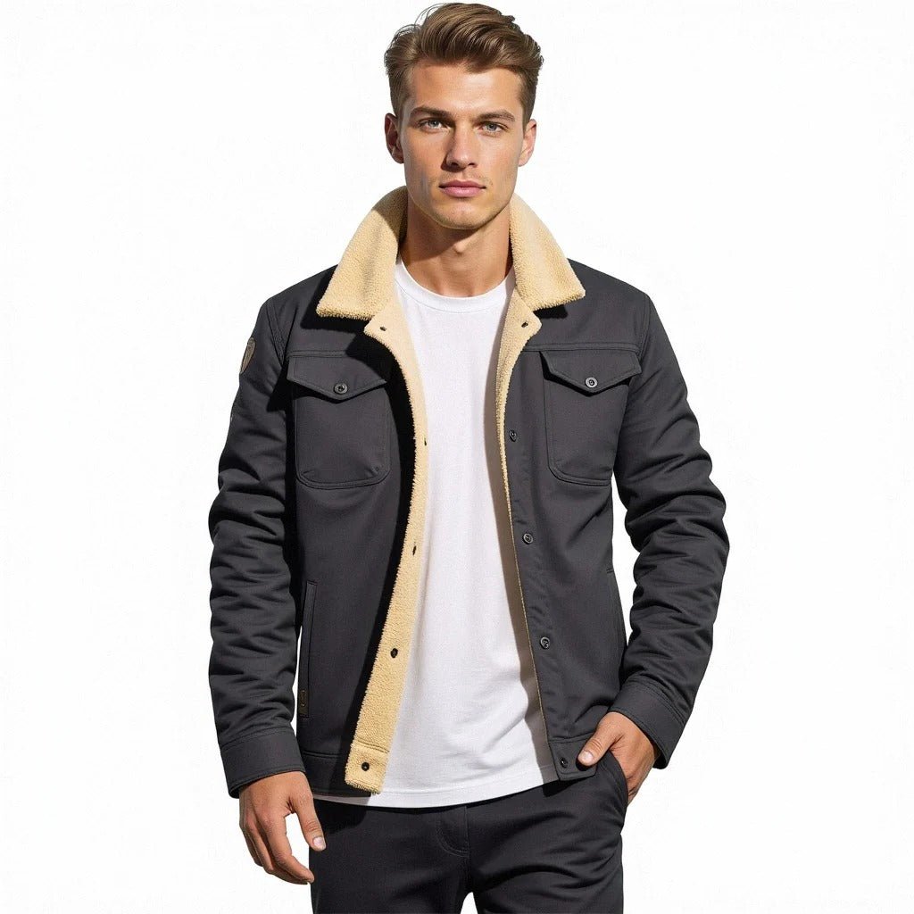 Vintage Bomber Jacket for Men - Image 12