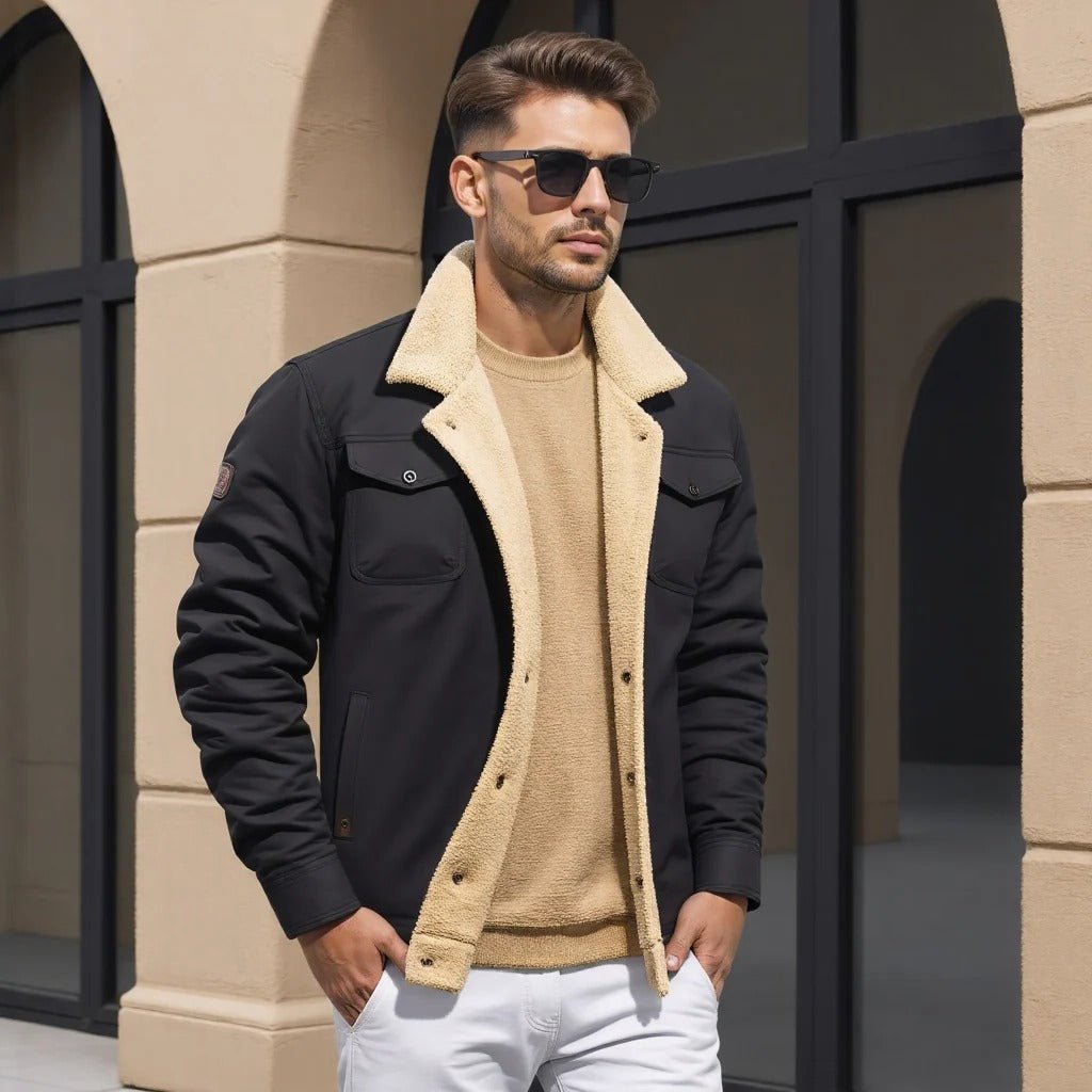 Vintage Bomber Jacket for Men - Image 13
