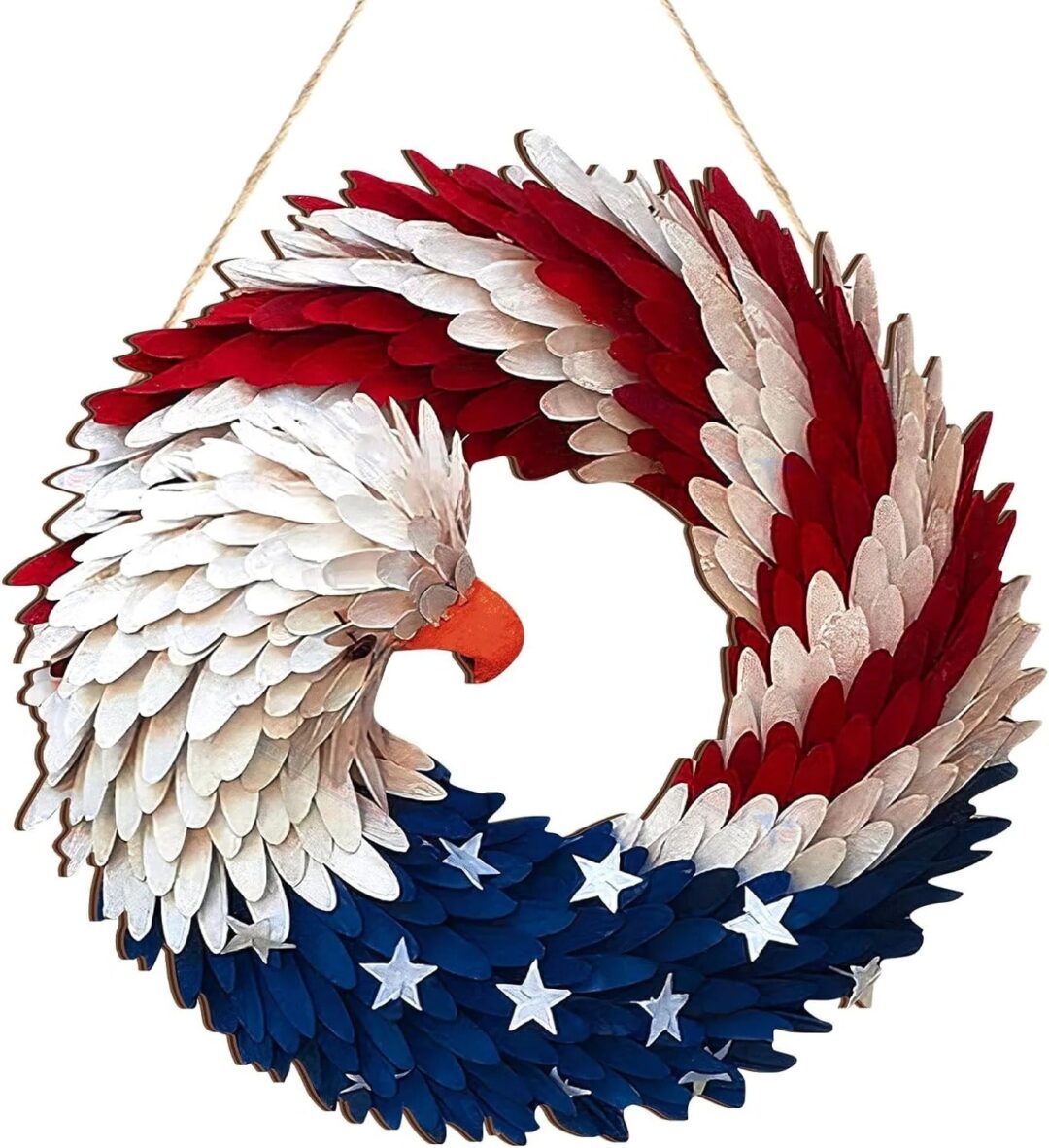 Eagle Wreath Easter Independence Day Decorations - Image 2
