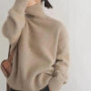 Warm and Comfortable Merino Wool Turtleneck Sweater