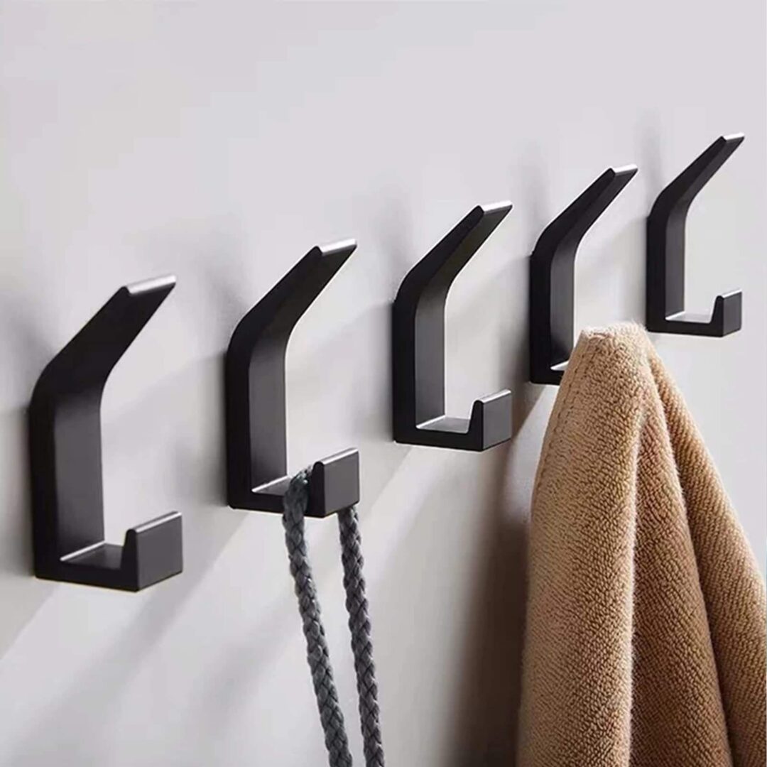 5-Pack Self-Adhesive Wall Hooks For Coats - Image 3