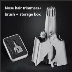 nose hair trimmer for men stainless steel manual trimmer uk for nose vibrissa razor shaver washable portable nose ear hair trimmer ammpoure wellbeing 586294