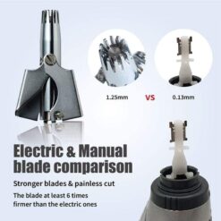 nose hair trimmer for men stainless steel manual trimmer uk for nose vibrissa razor shaver washable portable nose ear hair trimmer ammpoure wellbeing 776308 09768e0f dc54 4d38 96b0 a0