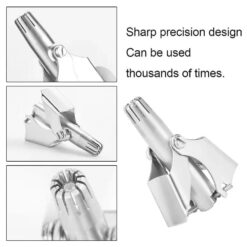 nose hair trimmer for men stainless steel manual trimmer uk for nose vibrissa razor shaver washable portable nose ear hair trimmer ammpoure wellbeing 994631 1e9fc75b cce1 4cca b2c9 62