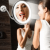 10X Magnifying LED Lighted Flexible Mirror